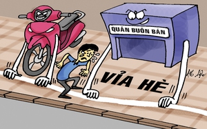 Người đi bộ bị 'đánh hội đồng' trên vỉa hè