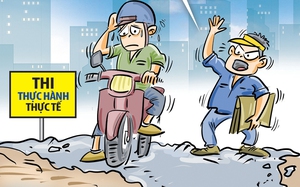 Bài thi sát hạch không ướt giày