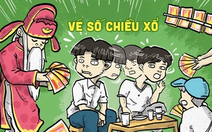 Coi chừng trẹo cổ với tờ vé số chiều xổ