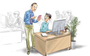 Các ông sếp tới công chuyện với ngày nói dối 1-4