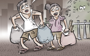 Môn thể dục mới của dân thành phố: Vứt rác giấu tay