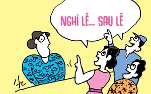 Nhân viên công ty muốn được nghỉ lễ... sau lễ