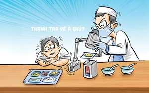 Bữa ăn bán trú khi có đoàn thanh tra về