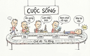 Tranh dự thi Biếm họa Tuổi Trẻ Cười: Cuộc sống mà...