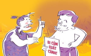 Ông chú trung niên bị cấm xuất cảnh mà... vẫn thấy oai