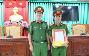 Bộ Công an khen thưởng đột xuất vì phá nhanh vụ trộm hơn 1,5 tỉ đồng ở Long Xuyên