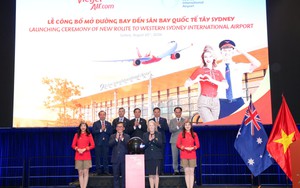 Vietjet tiên phong kết nối Việt Nam với cửa ngõ hàng không mới của Úc
