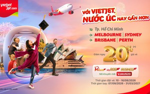 Cùng Vietjet khám phá Sydney qua sân bay mới WSI, nhận ưu đãi giá vé 20%