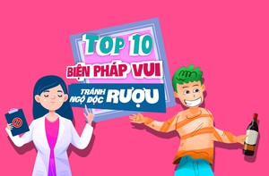10 biện pháp vui để tránh ngộ độc rượu