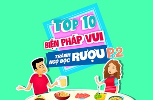 10 biện pháp vui để tránh ngộ độc rượu - phần 2