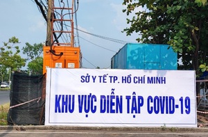 EVNHCMC hoàn tất cấp điện phục vụ diễn tập bệnh viện dã chiến số 13