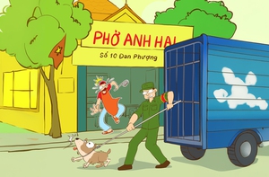 Cậu Vàng thả rông bị phạt ráng chịu