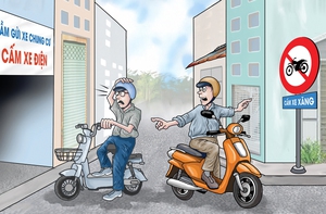Cách xe điện, xe xăng sống chung ở thành phố