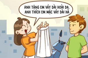 Tặng váy cho người yêu để vượt đèn đỏ?