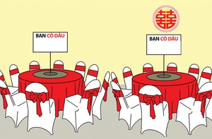 Đám cưới của một cặp đôi 'quan hệ rộng'