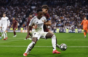 Vinicius Jr đáp trả thông điệp ‘đừng khóc’ của CĐV Man City