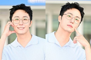 Jung Il Woo đẹp trai phát sáng trên đường sang Việt Nam