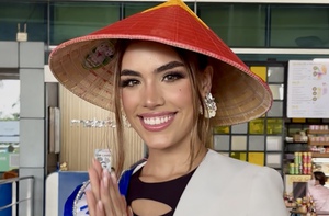 Miss Cosmo Cuba 2025 nói: 'Cuba và Việt Nam mãi mãi là anh em' ngay khi vừa đặt chân đến Việt Nam