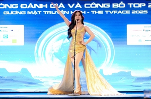 Nam MC hóa 'beauty queen' bất ngờ vấp ngã trên sân khấu The TVFACE 2025