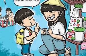 Khối hàng rong 'vỡ òa' trong ngày khai trường