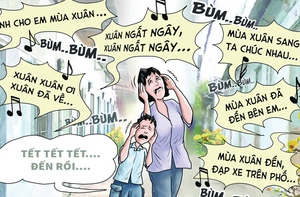 Biệt đội karaoke khu phố xin kính chào xuân mới