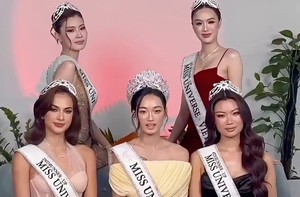 Top 5 'Miss Universe Vietnam' vẫn vui vẻ đi giao lưu sau lộ tin nhắn nói xấu nhau