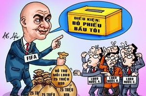 'Cú sút' 25 triệu USD và chiếc thùng phiếu FIFA