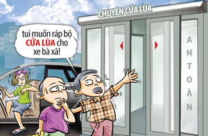 Phát minh cửa lùa cho ô tô, đường phố thái bình từ đây