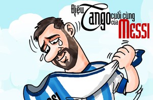Điệu tango cuối cùng của Messi trong màu áo Argentina