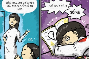 Tình hình học hành giữa tháng giêng
