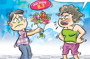 Bị biến thành 'kẻ phản diện' vì mua hoa tặng vợ