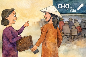 Đi chợ mà không cần... vào chợ