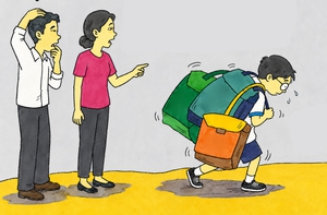 Ba mẹ lo 'mùa thu', còn con tự bơi mùa này đi