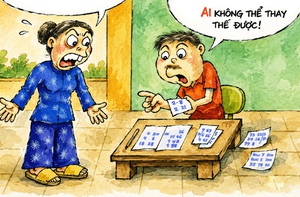 Chồng tự tin với công việc không thể bị AI thay thế