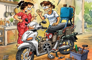 Tuổi Trẻ Cười số 1-6-2026: Ông chồng độ xe đón xăng E10