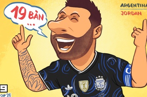 Khi các 'sát thủ' im tiếng, Messi tung 'siêu phẩm đá phạt đẹp như tranh vẽ'