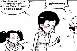 Sinh đủ 2 con được thưởng nhưng 'hòa vốn' chỉ sau một phút lơ đễnh