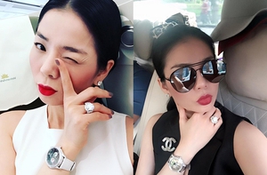 Đếm hột xoàn giải sầu và két sắt 'quá tải' vì kim cương của mỹ nhân Việt