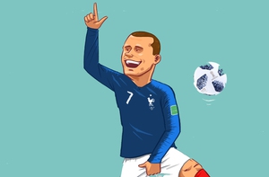 Tượng đài World Cup P.21: Cả thế giới 'Take the L' với Antoine Griezmann