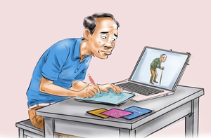 Bản phác thảo khiến người 40 tuổi đứng hình