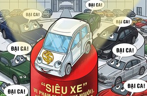 Siêu xe 'siêu phạt nguội' mang biển số Hà Nội