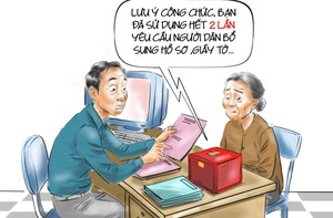 Thủ tục hành chính: Hết cảnh bổ sung giấy tờ 2 lần
