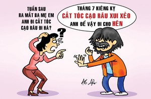 Ra mắt ba mẹ vợ tương lai vào đúng tháng cô hồn