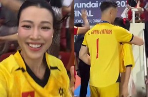 Lê Giang Patrik công khai tình cảm với MC Hoàng Oanh