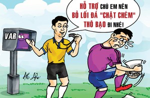 V-League thời check VAR: Đá bóng thôi, đừng 'diễn'