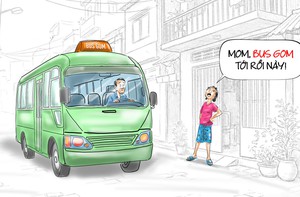 Mai mốt đứng trong hẻm cũng bắt được xe buýt