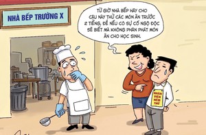Trường bán trú tuyển nhân viên 'chỉ ăn' theo đúng nghĩa đen