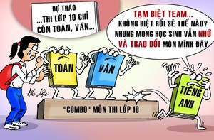 Tiếng Anh sắp rời 'combo' thi lớp 10?
