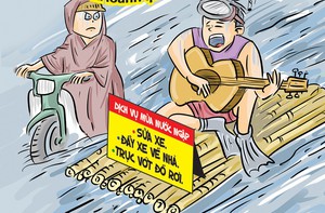 Dịch vụ ăn theo nhờ 'hồi chiều trời mưa'