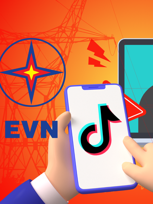 Cảnh báo mạo danh Tổng công ty Điện lực miền Bắc trên TikTok